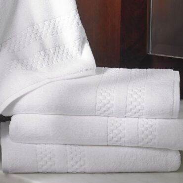 BATH TOWEL, CMS FACE TOWEL, 600GSM, CHECKED BORDER, 70X140, 111112292