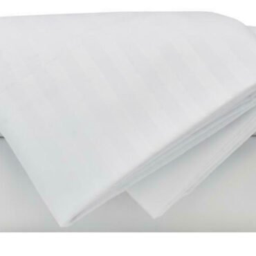 FLAT BEDSHEET, T600, STRIPE, 12MM, 280X300, T600280