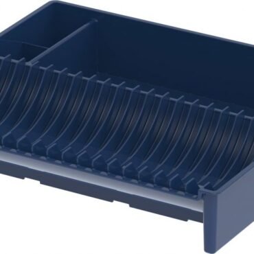 Dish Drainer Standard, Dark Blue, 41 x 35 x 8 cm, IFKKKI281