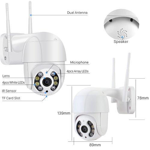 Besder home best sale security ip camera