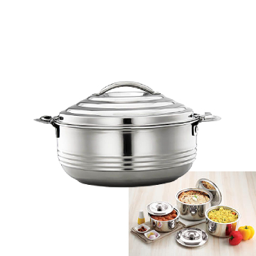 Marvel The Perfect KitchenWare Super Max Stainless Steal Hot Pot Set of 3  Pcs High Quality Hot Cold 750/1000/2000 - Cassandra Online Market