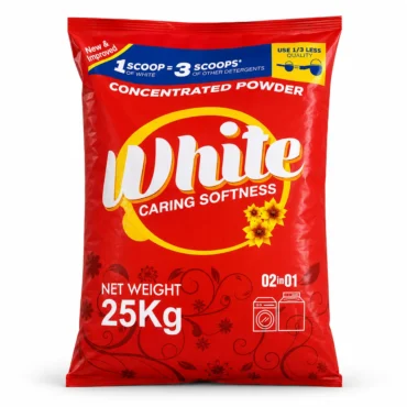 SUPER WHITE 2IN1 DETERGENT POWDER 25KG, 6291010208966