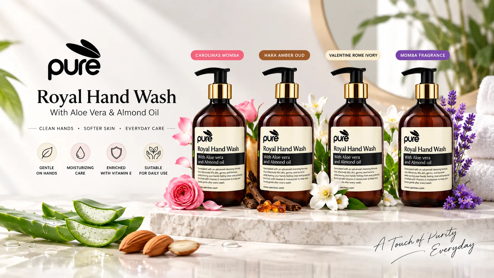 PURE HAND WASH LUXURY Fragrance hero